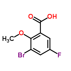 3-Bromo-5-fluoro-2-methoxy-benzoic acid picture