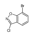 7-BROMO-3-CHLOROBENZO[D]ISOXAZOLE Structure