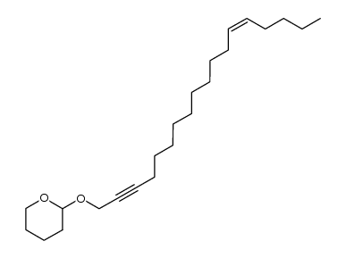 1-tetrahydropyranyloxy-octadec-7-yn-13Z-ene结构式