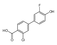 3-氯-3-氟-4-羟基-[1,1-联苯]-4-羧酸结构式