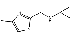 2-Thiazolemethanamine, N-(1,1-dimethylethyl)-4-methyl- Structure