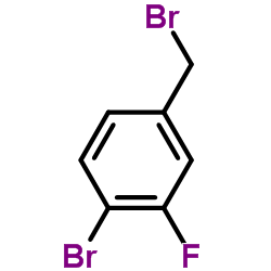 1-Bromo-4-(bromomethyl)-2-fluorobenzene structure