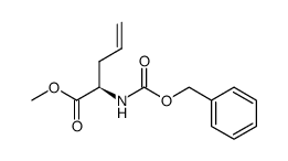 (R)-methyl 2-[N-(benzyloxycarbonyl)amino]-4-pentenoate结构式