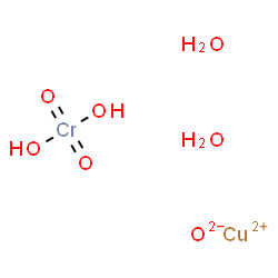 Copper(II) chromate structure
