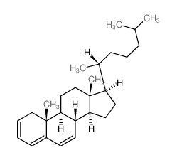 Cholesta-2,4,6-triene Structure