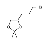 (S)-4,5-异亚丙基-1-溴戊烷结构式