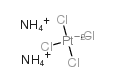 ammonium tetrachloroplatinate(ii) Structure