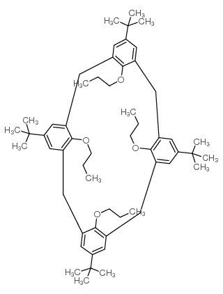 4-tert-butyl-calix[4]arene tetra-n-propyl ether Structure