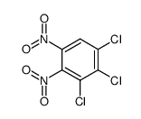 1,2,3-trichloro-4,5-dinitro-benzene Structure