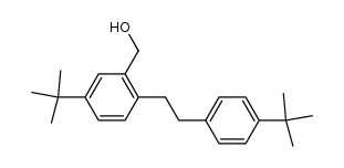 2-(4-tert-butylphenethyl)-5-tert-butylbenzyl alcohol Structure