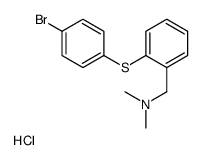 1-[2-(4-bromophenyl)sulfanylphenyl]-N,N-dimethylmethanamine,hydrochloride结构式
