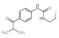 Benzamide,4-[[[(2-chloroethyl)amino]carbonyl]amino]-N,N-dimethyl-结构式