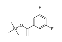 ((1-(3,5-difluorophenyl)vinyl)oxy)trimethylsilane Structure