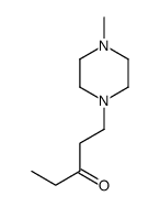 3-Pentanone,1-(4-methyl-1-piperazinyl)-(9CI) Structure