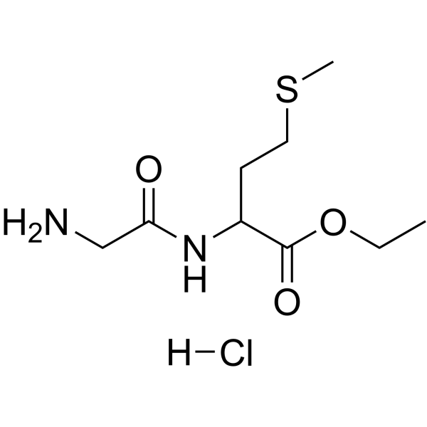 甘氨酰甲硫氨酸乙酯盐酸盐结构式