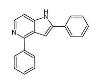 2,4-Diphenyl<1H>pyrrolo<3,2-c>pyridine结构式