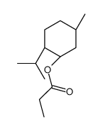 [(1S,2R,5S)-5-methyl-2-propan-2-ylcyclohexyl] propanoate Structure