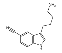 3-(4-aminobutyl)-1H-indole-5-carbonitrile Structure