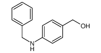 N-benzyl-4-hydroxymethylaniline结构式