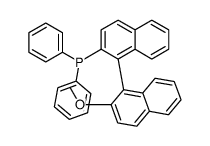 (S)-2-二苯基膦-2’-甲氧基-1,1’-联萘结构式