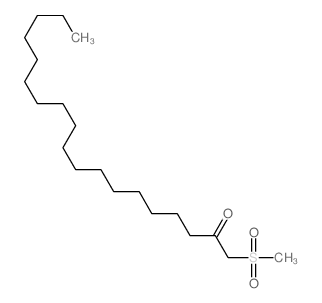 2-Nonadecanone,1-(methylsulfonyl)- Structure