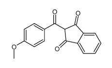 2-(4-methoxybenzoyl)indene-1,3-dione Structure