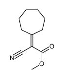 methyl 2-cyano-2-cycloheptylideneacetate结构式