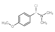 4-甲氧基苯基(二甲基氨基)氯化磷结构式