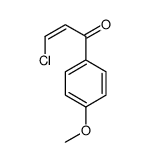 (αE)-β-Chloro-4'-methoxyacrylophenone Structure
