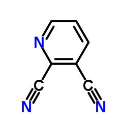 吡啶-2,3-二甲腈结构式