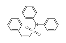 (Z)-N,N,2-triphenylethenesulfonamide Structure