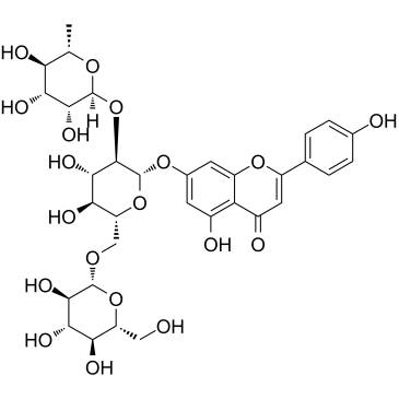 芹菜素-7-0-(2G-鼠李糖)龙胆糖苷图片