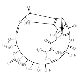 Rifamycin, 4-O-(2-oxo-2-(trimethylhydrazino)ethyl)- (9CI) structure