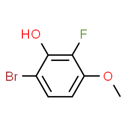 4-Bromo-2-fluoro-3-hydroxyanisole Structure