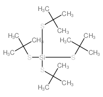 Thiosilicic acid (H4SiS4), tetra-tert-butyl ester Structure