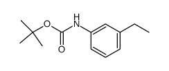 3-ethyl-N-(tert-butoxycarbonyl)aniline Structure