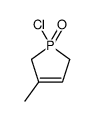 1-chloro-3-methyl-2,5-dihydro-1λ5-phosphole 1-oxide结构式