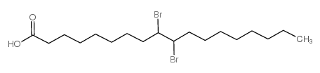 9,10-二溴十八酸结构式