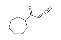 diazoacetylcycloheptane结构式