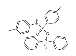 diphenylphosphinic N,P-di-p-tolylphosphonamidic anhydride结构式