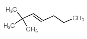 trans-2,2-Dimethyl-3-heptene Structure