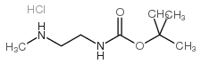 N-Boc-2-Methylamino-ethylamine hydrochloride Structure