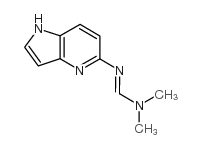 Methanimidamide, N,N-dimethyl-N'-1H-pyrrolo[3,2-b]pyridin-5-yl-结构式