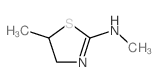 N,5-dimethyl-4,5-dihydro-1,3-thiazol-2-amine结构式