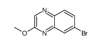 7-溴-2-甲氧基喹喔啉结构式