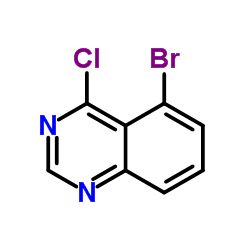 5-溴-4-氯喹唑啉结构式