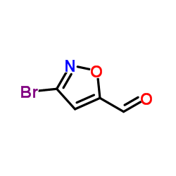 3-Bromoisoxazole-5-carbaldehyde structure
