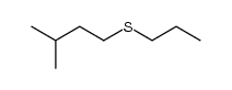 isopentyl-propyl sulfide Structure
