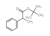 Benzeneacetic acid, a-methyl-, 1,1-dimethylethyl ester Structure
