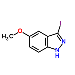 3-Iodo-5-methoxy-1H-indazole Structure